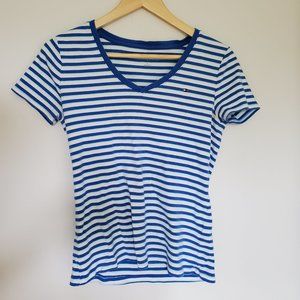 Tommy Hilfiger blue striped  t-shirt
